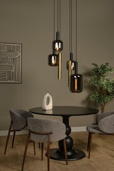 Lucide JOANET hanglamp rond koffie